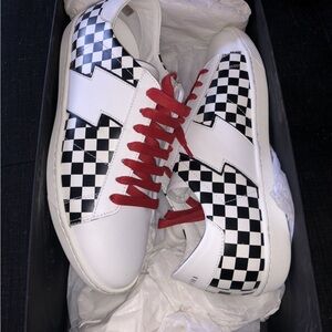 Amiri sneakers men’s 41 / size 8 viper check leather sneakers